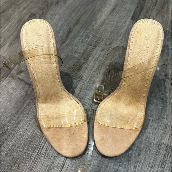 Women’s clear heels with jewels in heels! - Picture 2 of 4